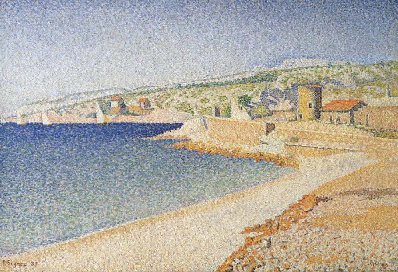 Paul Signac the jetty cassis opus oil painting picture